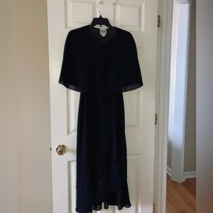 R & M RICHARDS Womens dress, black Size 8.